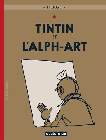 Couverture du livre « Les aventures de Tintin Tome 24 : Tintin et l'alph-art » de Herge aux éditions Casterman
