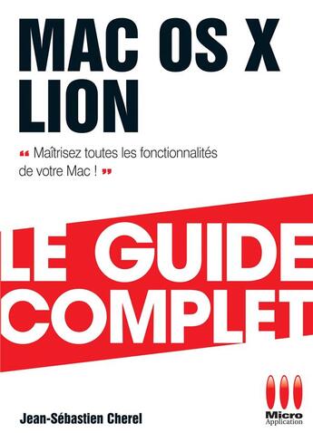 Couverture du livre « Mac OS X Lion » de Jean-Sebastien Cherel aux éditions Ma