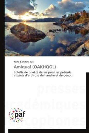 Couverture du livre « Amiqual (oakhqol) » de Rat-A aux éditions Presses Academiques Francophones