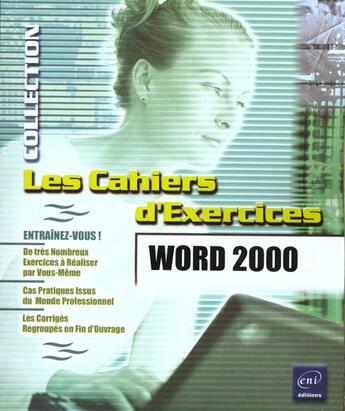 Couverture du livre « Word 2000 » de Pierre Rigollet aux éditions Eni