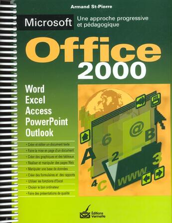Couverture du livre « Microsoft Office 2000 » de Armand Saint-Pierre aux éditions Vermette