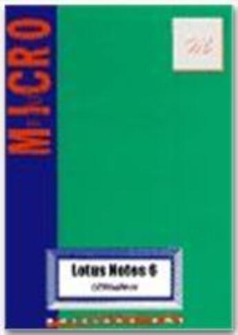 Couverture du livre « Lotus Notes 6 » de Beatrice Daburon aux éditions Eni