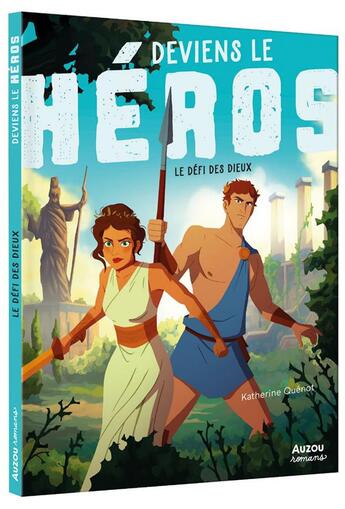 Couverture du livre « Deviens le heros - le defi des dieux - ne » de Quenot/Rix aux éditions Philippe Auzou