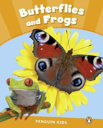 Couverture du livre « Butterflies and frogs ; reader CLIL ; niveau 3 » de Rachel Wilson aux éditions Pearson