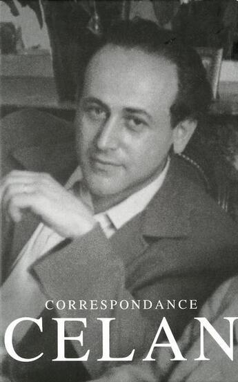 Couverture du livre « Correspondance 1951-1970 » de Paul Celan aux éditions Seuil