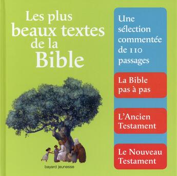 Couverture du livre « Les plus beaux textes de la Bible » de  aux éditions Bayard Jeunesse