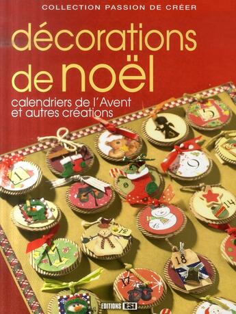 Couverture du livre « Décoration de Noël » de Brozinska Anastas. aux éditions Editions Esi