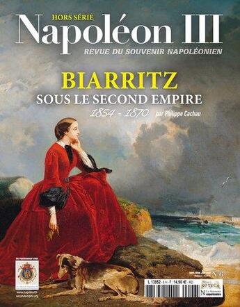 Couverture du livre « Biarritz sous le second empire ; 1854-1870 » de Philippe Cachau aux éditions Soteca