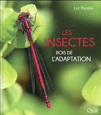 Couverture du livre « Les insectes : rois de l'adaptation » de Luc Passera aux éditions Quae