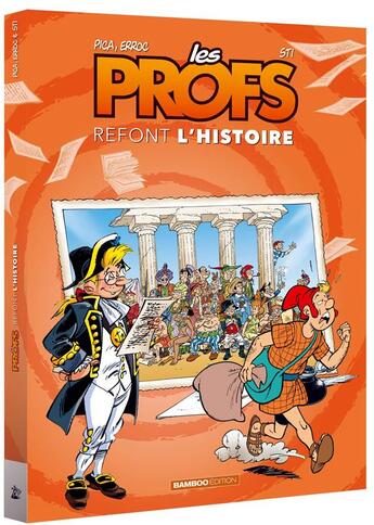 Couverture du livre « Les profs refont l'Histoire : coffret t.1 et t.2 » de Sti et Erroc et Pica aux éditions Bamboo