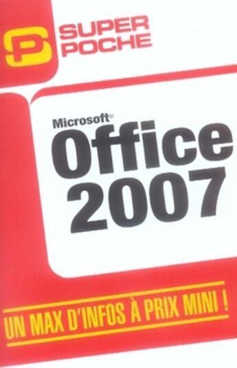 Couverture du livre « Office 2007 » de Alain Mathieu et Dominique Lerond aux éditions Micro Application