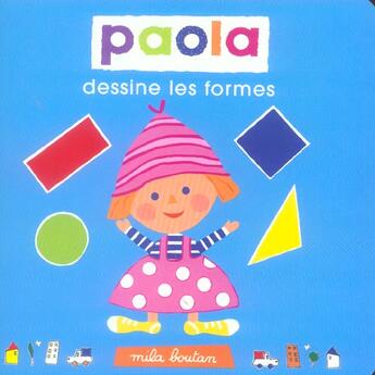Couverture du livre « Paola dessine les formes » de  aux éditions Mila