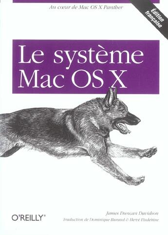 Couverture du livre « Le systeme macos x » de Duncan/Buraud/Hud aux éditions Ellipses