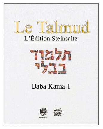 Couverture du livre « Le talmud t xxix - baba kama 1 » de Adin Steinsaltz aux éditions Biblieurope