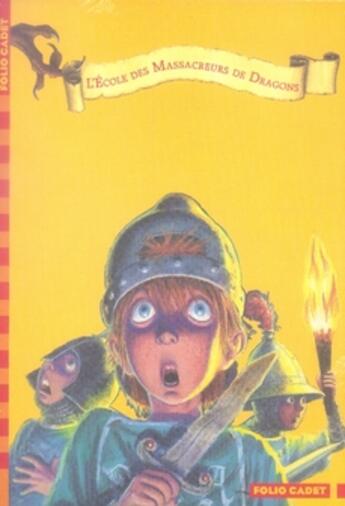 Couverture du livre « L'école des Massacreurs de dragons : coffret Tomes 1 à 4 » de Kate Hall Mcmullan aux éditions Gallimard-jeunesse