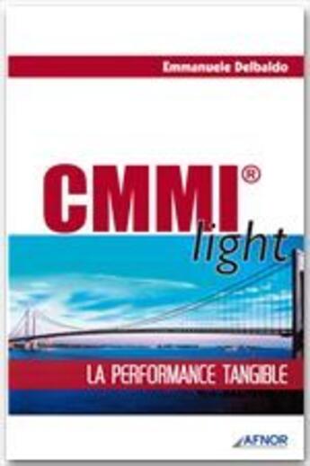Couverture du livre « CMMI light ; la performance tangible » de Delbaldo Emmanuelle aux éditions Afnor