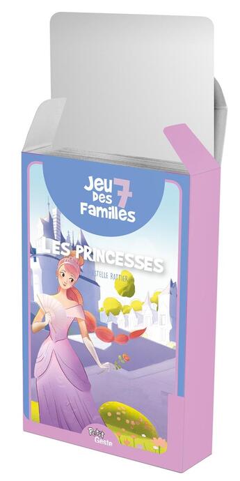 Couverture du livre « Jeu 7 familles des princesses » de Estelle Rattier aux éditions Marmaille Et Compagnie