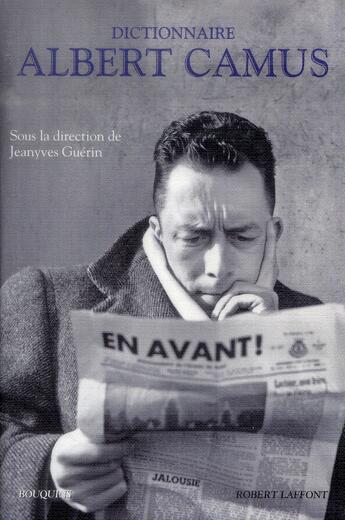 Couverture du livre « Dictionnaire Albert Camus » de Jeanyves Guerin aux éditions Bouquins