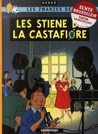 Couverture du livre « Tintin - t21 - les bijoux de la castafiore - en bruxellois » de Herge aux éditions Casterman