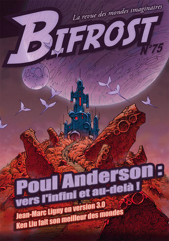 Couverture du livre « Bifrost T.75 ; dossier Poul Anderson » de Revue Bifrost aux éditions Le Belial