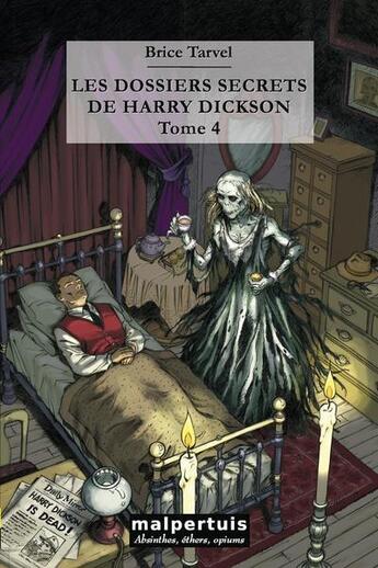Couverture du livre « Les dossiers secrets de Harry Dickson T.4 » de Brice Tarvel aux éditions Malpertuis