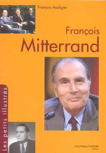 Couverture du livre « François Mitterand » de Francois Audigier aux éditions Nouveau Monde
