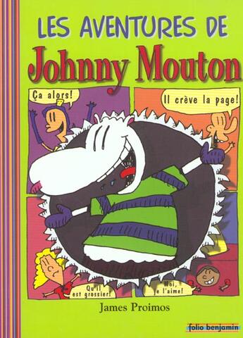 Couverture du livre « Les aventures de Johnny Mouton » de James Proimos aux éditions Gallimard-jeunesse