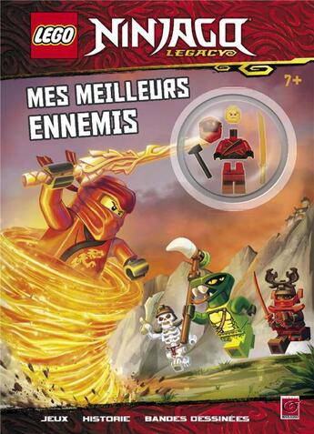Couverture du livre « Lego Ninjago - legacy ; mes meilleurs ennemis » de  aux éditions Carabas