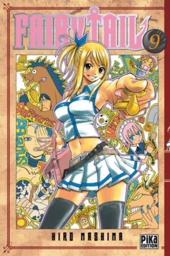 Couverture du livre « Fairy Tail Tome 9 » de Hiro Mashima aux éditions Pika