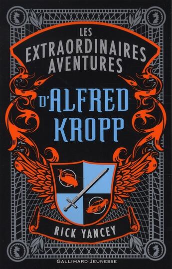 Couverture du livre « Alfred Kropp T.1 ; l'épée du roi Arthur » de Rick Yancey aux éditions Gallimard-jeunesse