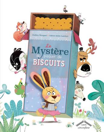 Couverture du livre « Le mystère du paquet de biscuits » de Fabien Ockto Lambert et Audrey Bouquet aux éditions Circonflexe