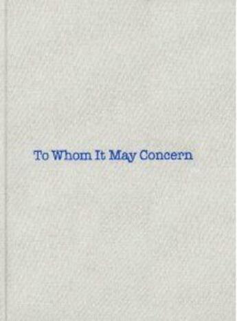 Couverture du livre « Louise bourgeois & gary indiana to whom it may concern » de Louise Bourgeois aux éditions Violette