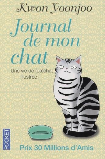 Couverture du livre « Journal de mon chat » de Yoonjoo Kwon aux éditions Pocket