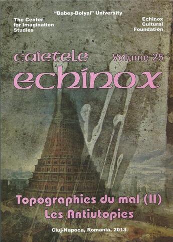 Couverture du livre « Topographies du mal t.2 ; les antiutopies » de Corin Braga aux éditions Pu De Valenciennes