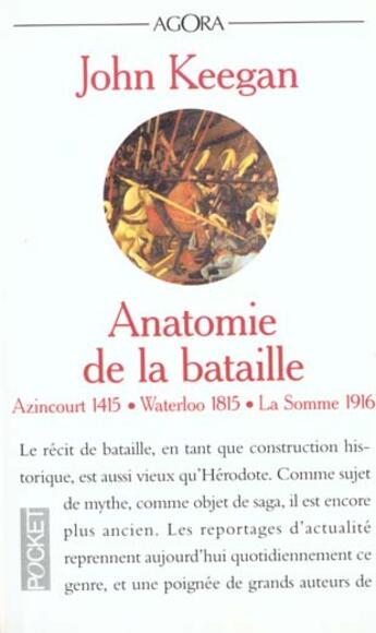 Couverture du livre « L'Anatomie De La Bataille » de John Keegan aux éditions Pocket