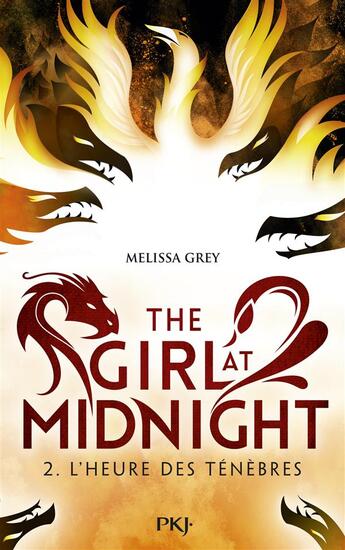 Couverture du livre « The girl at midnight t.2 ; l'heure des ténèbres » de Melissa Grey aux éditions Pocket Jeunesse