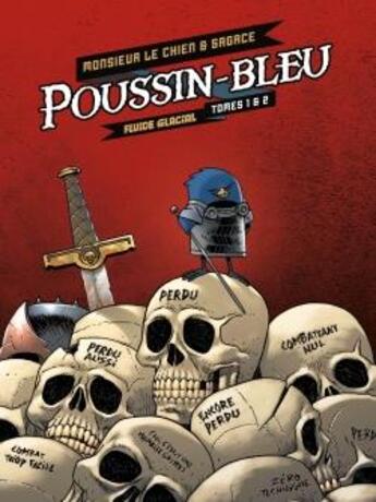Couverture du livre « Poussin-Bleu : coffret Tomes 1 et 2 » de Monsieur Le Chien aux éditions Fluide Glacial