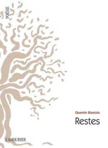 Couverture du livre « Restes » de Quentin Biasiolo aux éditions L'amourier