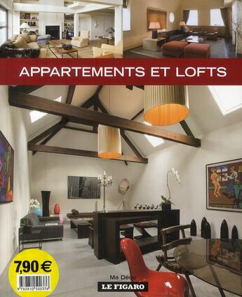 Couverture du livre « Appartements et lofts » de Figaro (Le) aux éditions Madeco Fi