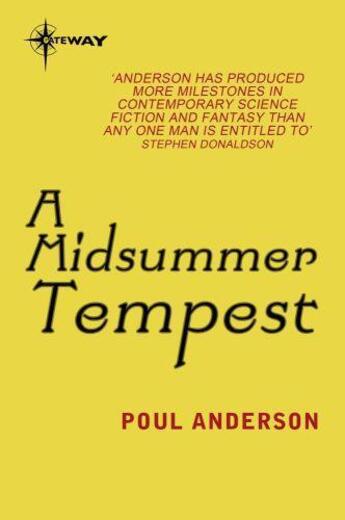 Couverture du livre « A Midsummer Tempest » de Poul Anderson aux éditions Orion Digital