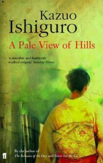 Couverture du livre « A pale view oh hills » de Kazuo Ishiguro aux éditions Faber Et Faber