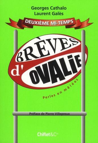 Couverture du livre « Brèves d'ovalie t.2 » de Georges Cathalo aux éditions Chiflet