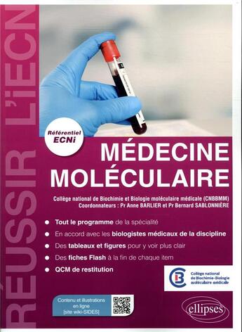 Couverture du livre « Medecine moleculaire » de College National De aux éditions Ellipses