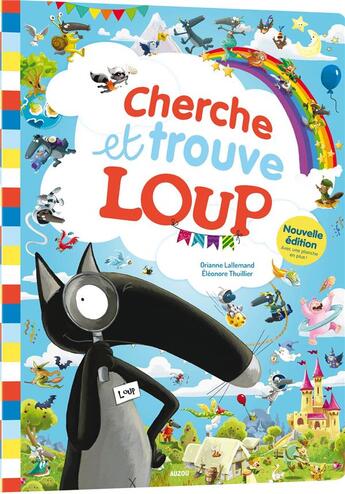 Couverture du livre « Cherche & trouve loup - ne » de Lallemand/Thuillier aux éditions Philippe Auzou