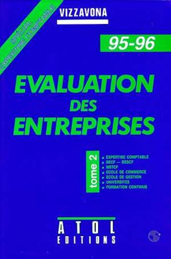 Couverture du livre « Evaluation des entreprises » de Vizzavona aux éditions Gualino