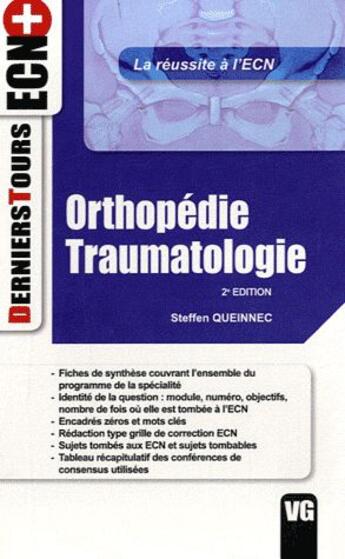 Couverture du livre « Orthopédie (2e édition) » de Steffen Queinnec aux éditions Vernazobres Grego