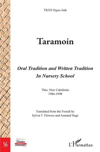 Couverture du livre « Taramoin ; oral tradition and written tradition in nursery school ; Thio, New Caledonia 1984-1998 » de Ngoc-Anh Tran aux éditions L'harmattan