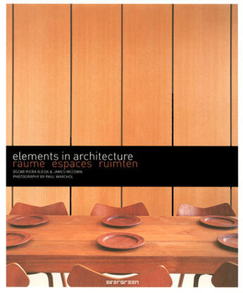 Couverture du livre « Elements in architectur ; espaces » de  aux éditions Taschen