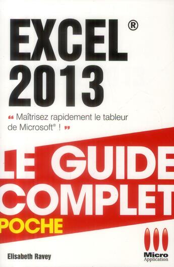 Couverture du livre « Excel 2013 » de Elisabeth Ravey aux éditions Ma