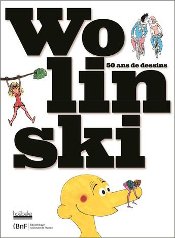 Couverture du livre « Wolinski et moi, 50 ans de dessins » de Colllectif aux éditions Hoebeke